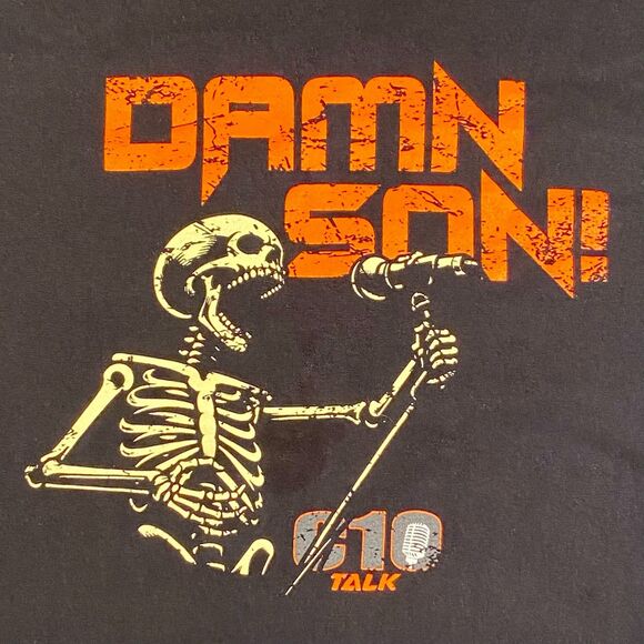 C10 Talk Podcast 10 Years Damn Son T-Shirt Large Long Sleeve Cotton 2014-2024 - Picture 2 of 9